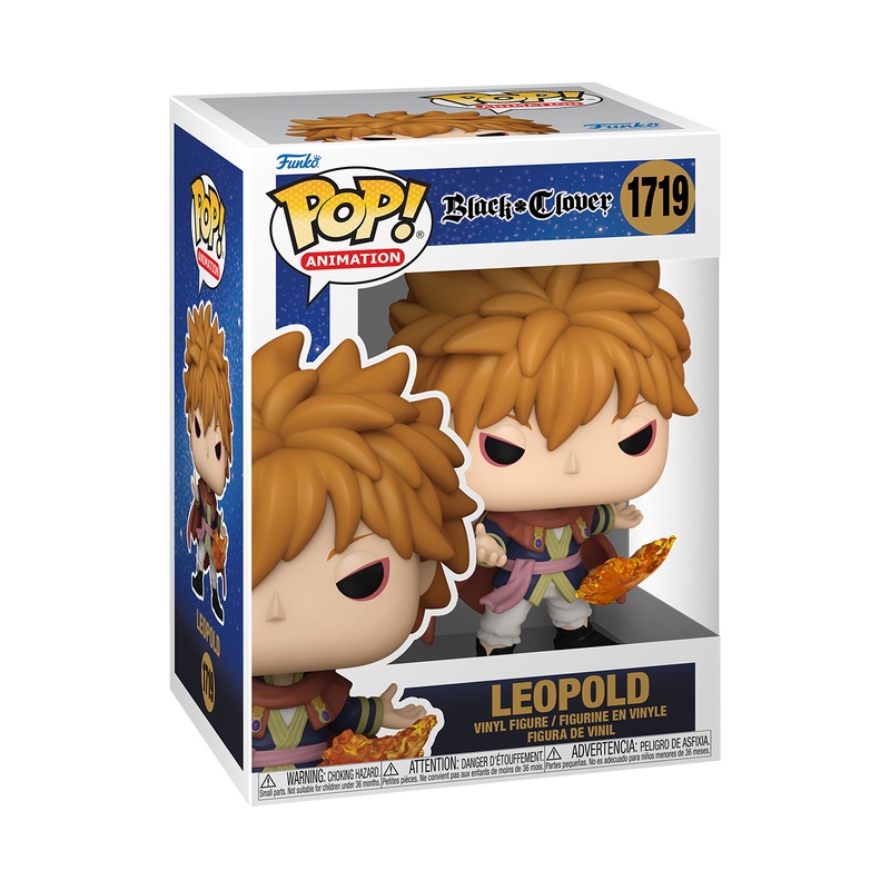 AUTOGRAPHED By Austin Tindle Funko Pop! Animation: Black Clover – Leopold Vermillion #1719 (OC Celebrity Marketing Cert:OC67917)