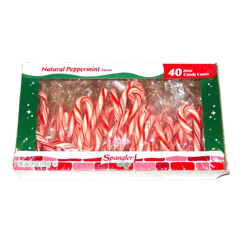 Christmas Candy Canes Spangler Peppermint Mini Canes 40ct box