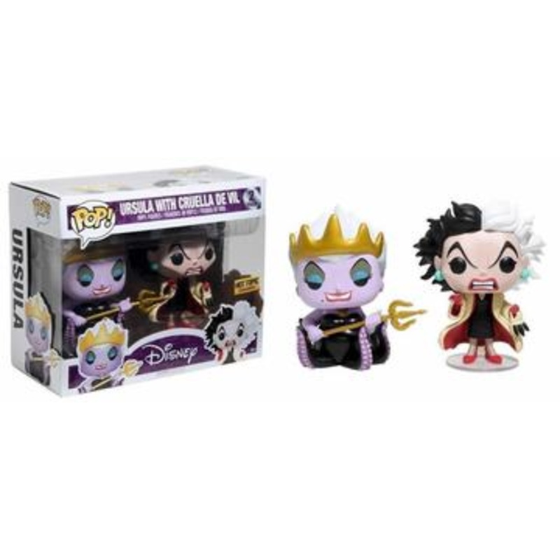 (DAMAGED BOX) Funko Pop! Disney – Ursula With Cruella De Vil (Hot Topic Exclusive) 2 Pack
