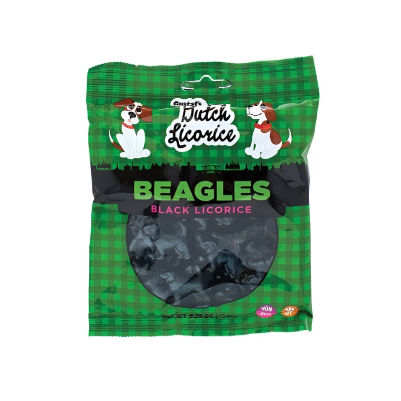 Gustaf’s Dutch Licorice Beagles 5.29oz bag
