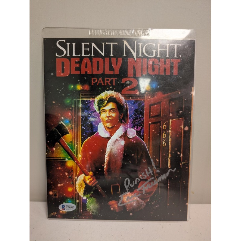 (SIGNED by Eric Freeman) (Beckett Cert# Y70389) Silent Night, Deadly Night Part 2 Picture