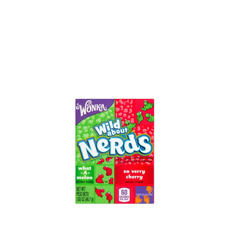 WWONKA NERDS WATERMELON WILD CHERRY 1.65OZ UNIT