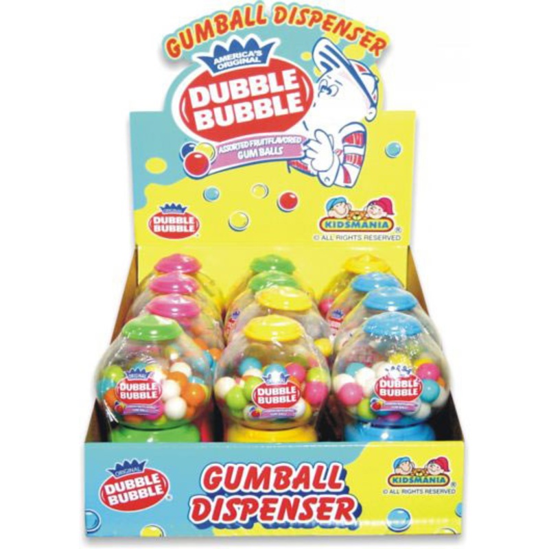 Dubble Bubble Gumball Dispensers – 12ct