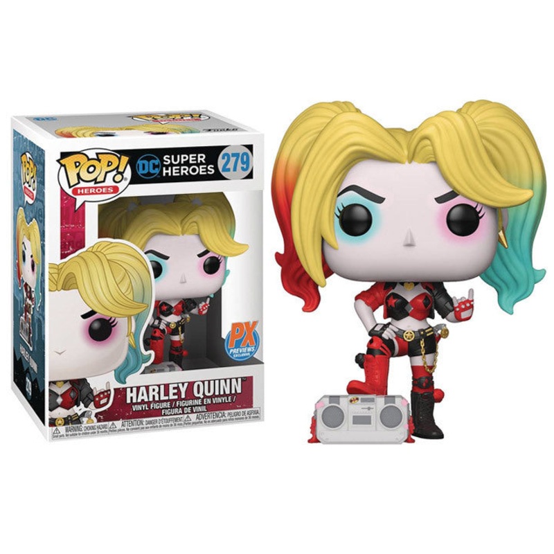 Funko Pop Heroes: DC Super Heroes – Harley Quinn (Boombox) (PX Previews) #279