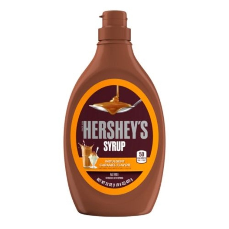 Hershey’s Indulgent Caramel Flavor Syrup 22oz – 12 Pack