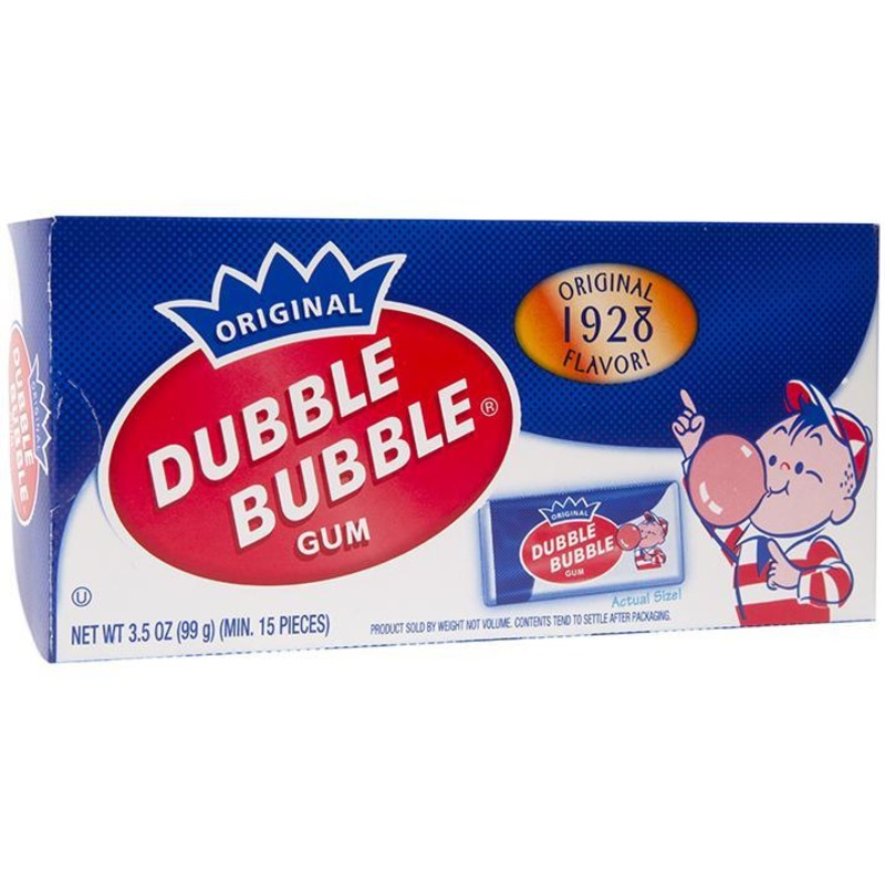 Original Dubble Bubble Gum  Movie Theater Box