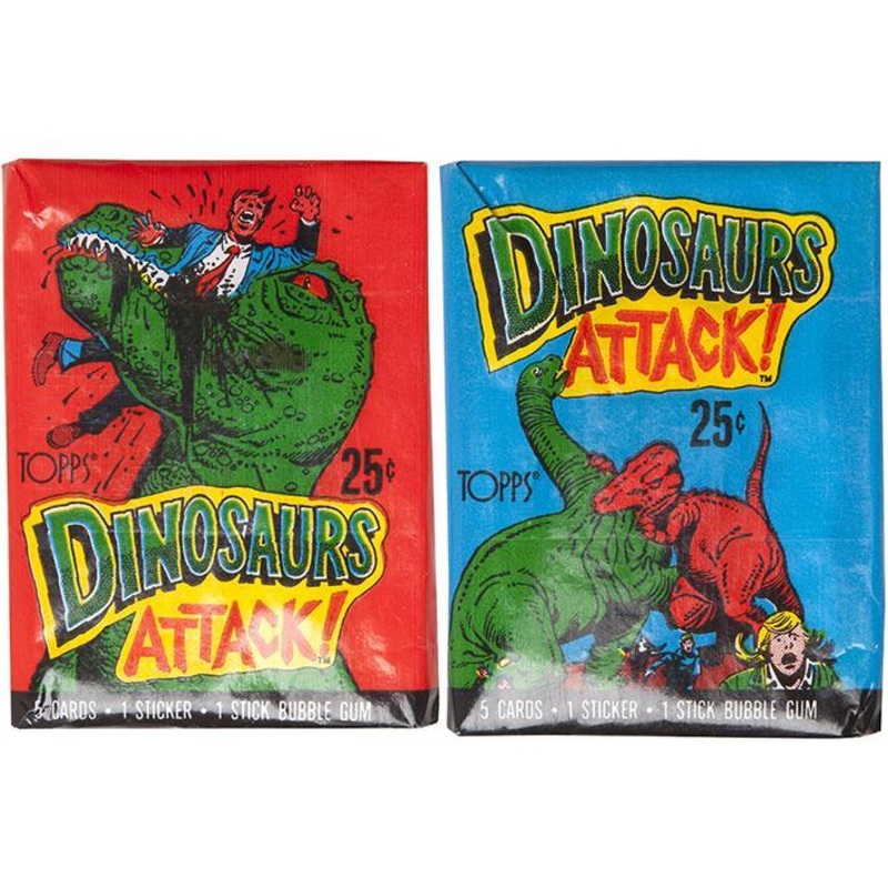 1988 Topps Dinosaurs Attack! Trading Cards