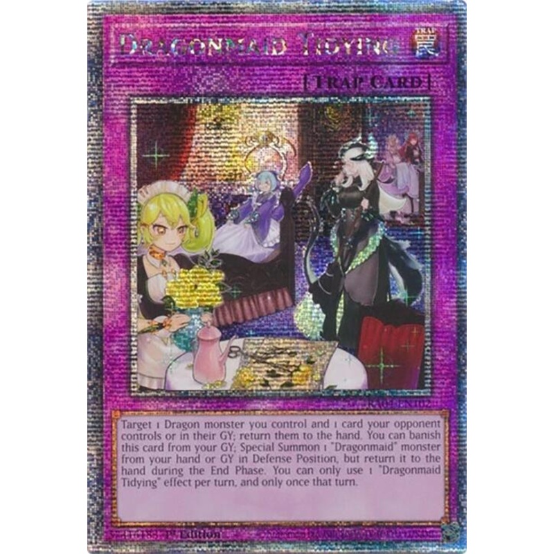 Dragonmaid Tidying (Quarter Century Secret Rare) – Quarter Century Stampede – RA04-EN102