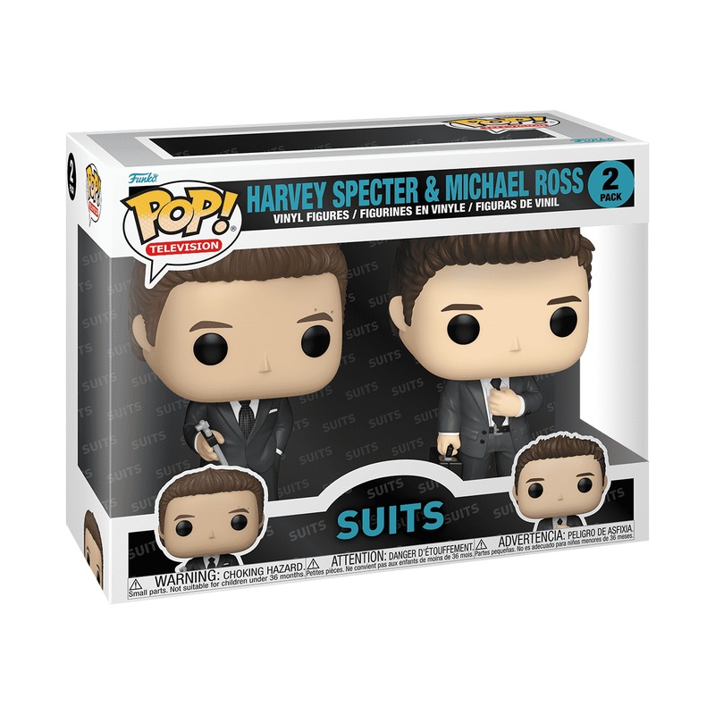 Funko Pop! Television: Suits – Harvey Specter & Michael Ross (2 pack)