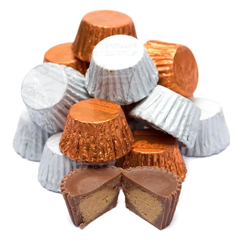 Reeses Peanut Butter Cups Color Combo – Orange and White: 400-Piece Box
