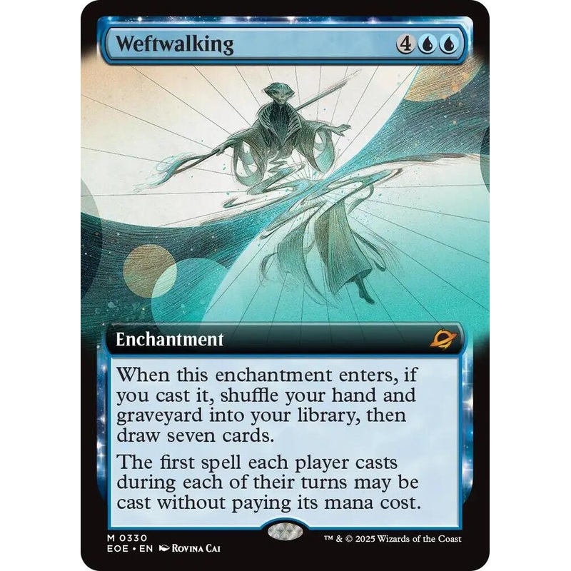 Weftwalking (Extended Art) (Foil) – Edge of Eternities – #0330