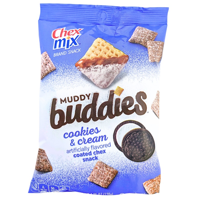 Chex Mix Muddy Buddies Cookies & Cream – 4.25oz