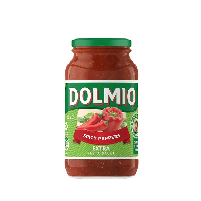 DOLMIO BOLOGNESE SPICY PEPPERS 500GM
