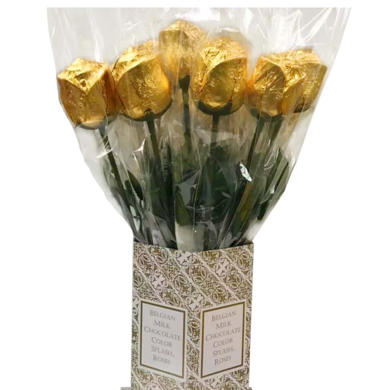 FOILED MILK CHOCOLATE ROSE GOLD