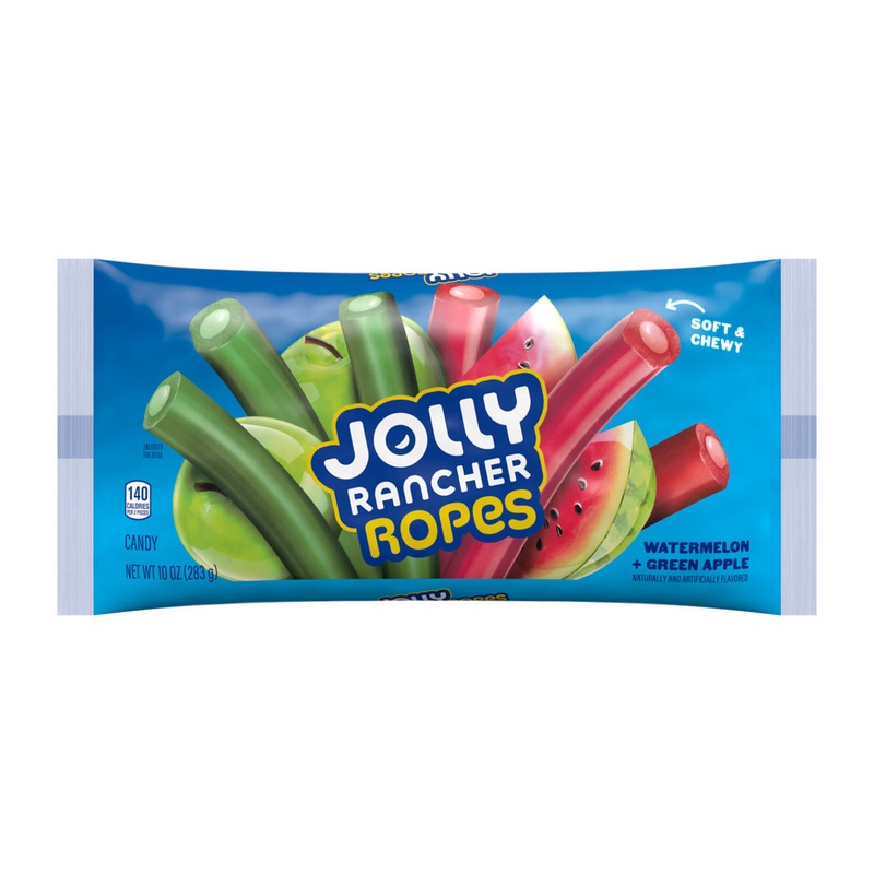 Jolly Rancher Ropes Watermelon Apple 10oz Bag 10oz Bag