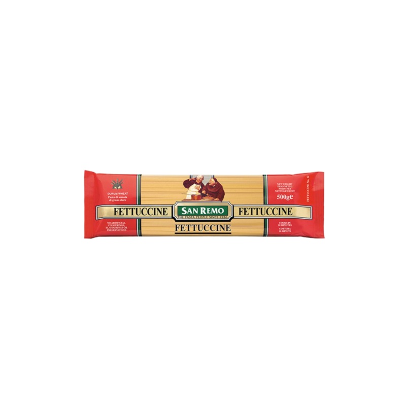 SAN REMO PLAIN FETTUCINE 500GM UNIT