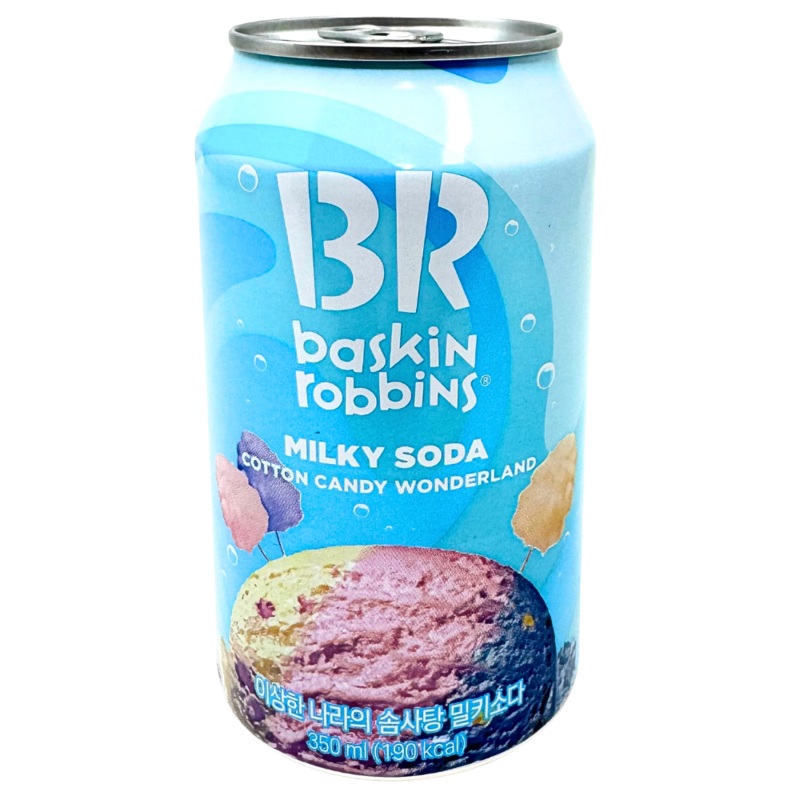 Baskin Robbins Cotton Candy Wonderland Milky Soda (Korea) – 350mL