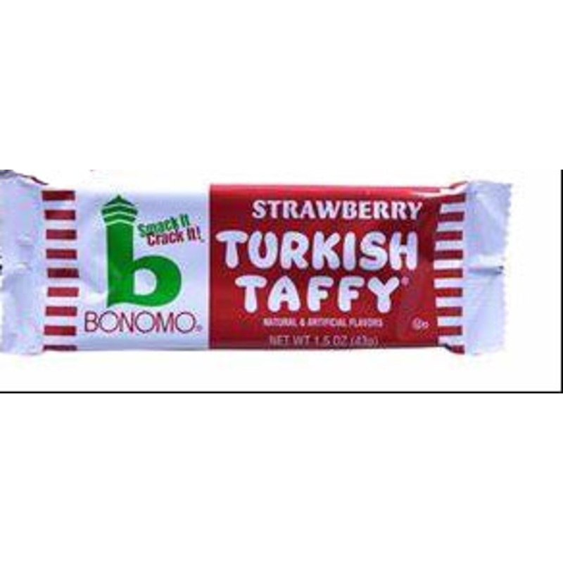 Bonomo Strawberry Turkish Taffy Bar