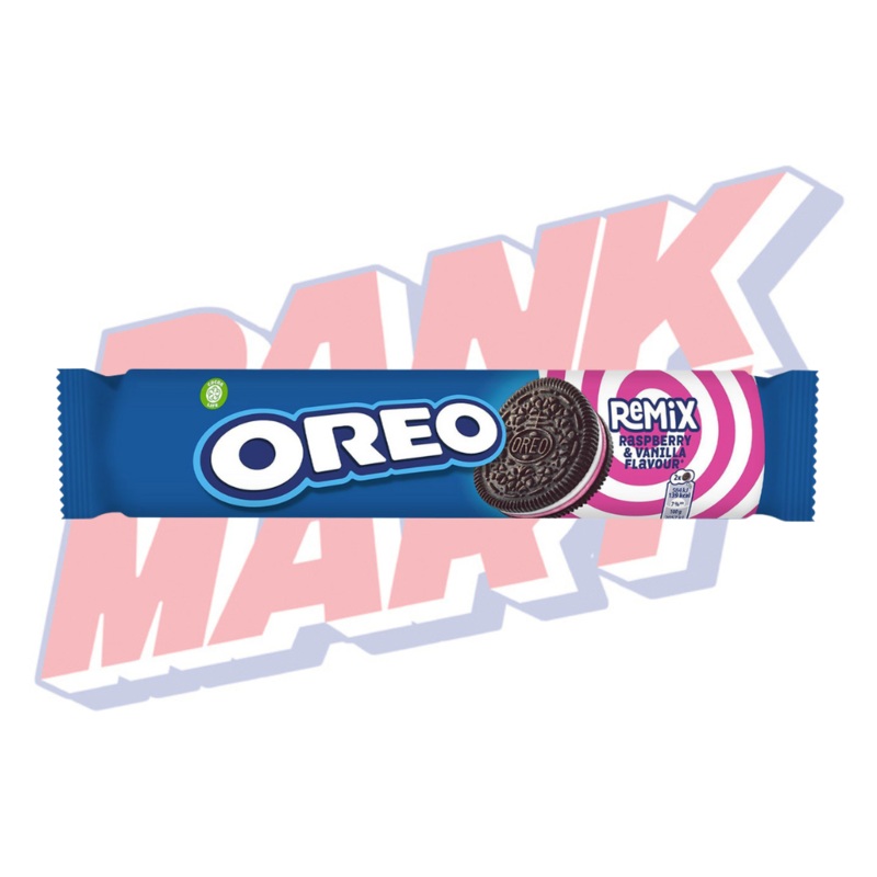 Oreo Remix Raspberry Vanilla (UK) – 157g