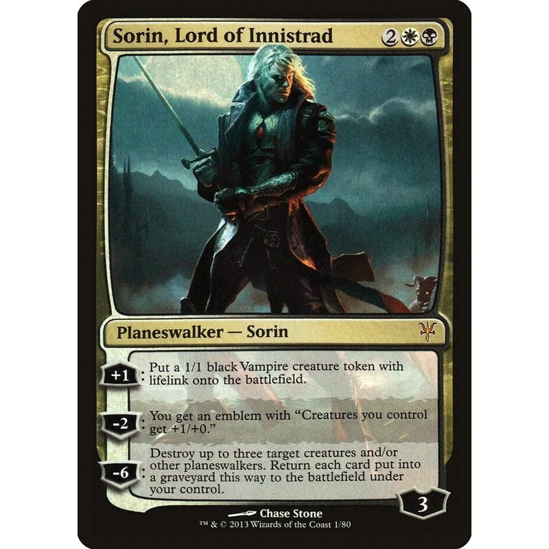 Sorin, Lord of Innistrad (Foil) – Duel Decks: Sorin vs. Tibalt #1/80