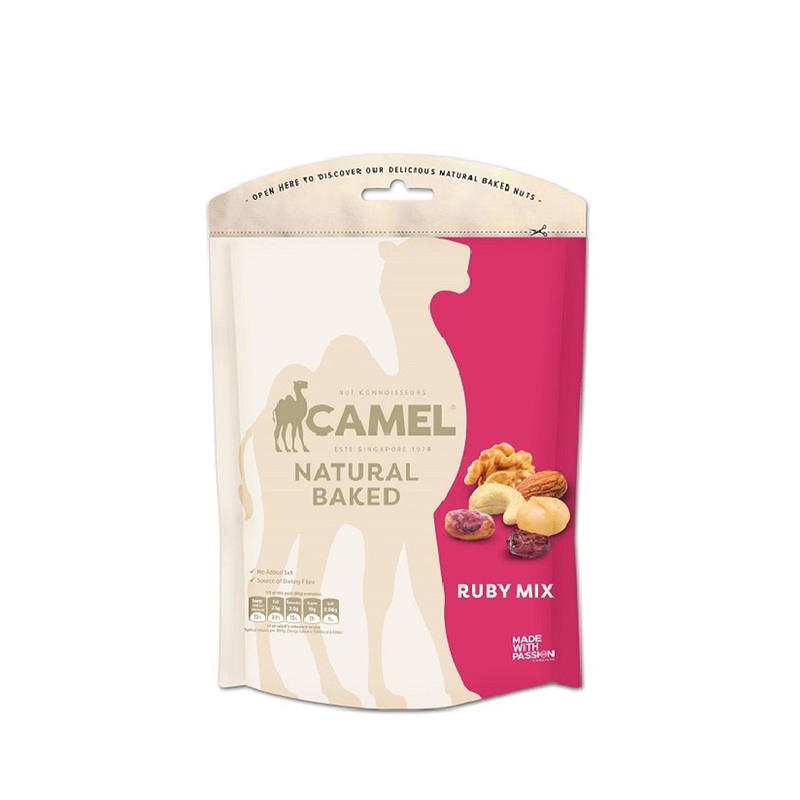 CAMEL NATURAL BAKED RUBY MIX 150G UNIT