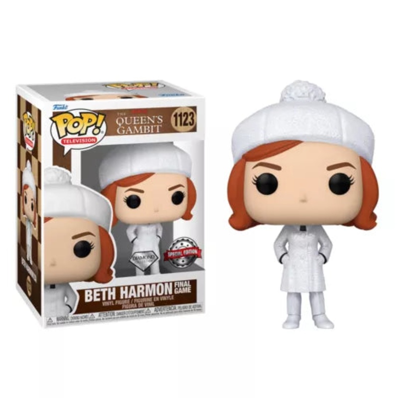 Funko Pop! Television: The Queen’s Gambit – Beth Harmon Final Game #1123 (Diamond Collection) (Special Edition)