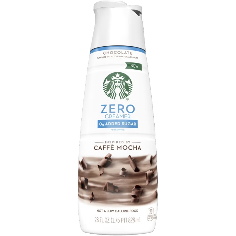 Starbucks Zero Caff Mocha Liquid Creamer Big Bottle – 28fl.oz (828ml)
