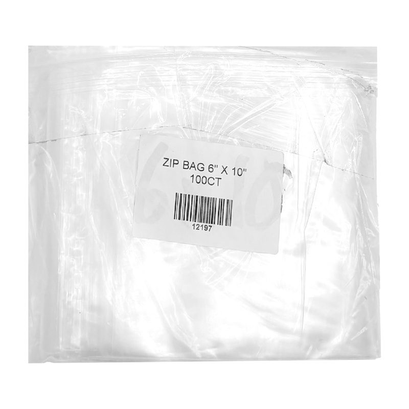 Zip Bag (6″ X 10″) | 100ct, Bag