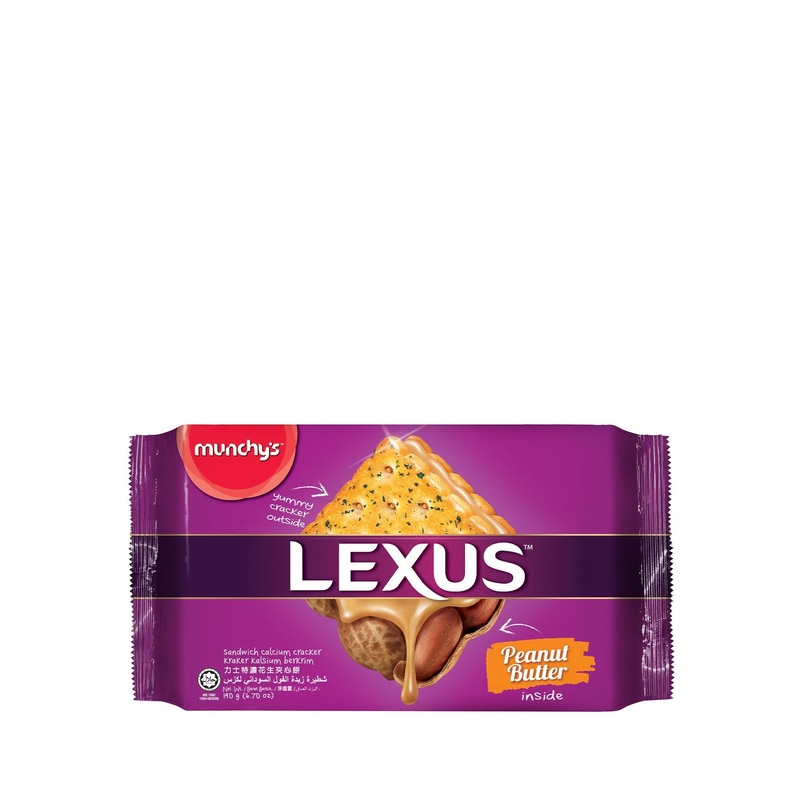 MUNCHYS LEXUS PEANUT BUTTER 190G UNIT
