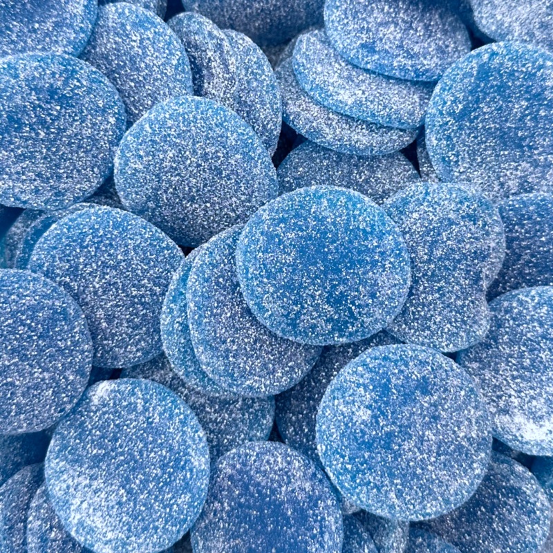 Sura Bla Smileys (Sour Blue Smiles) 125g (0.28lb)