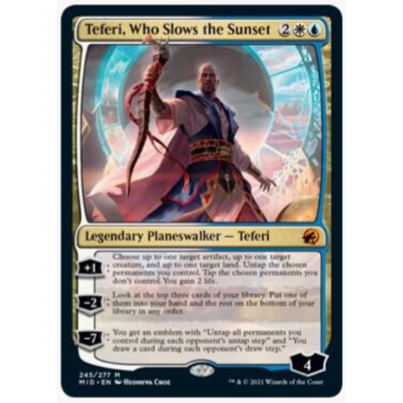 Teferi, Who Slows the Sunset – Innistrad: Midnight Hunt – #245/277