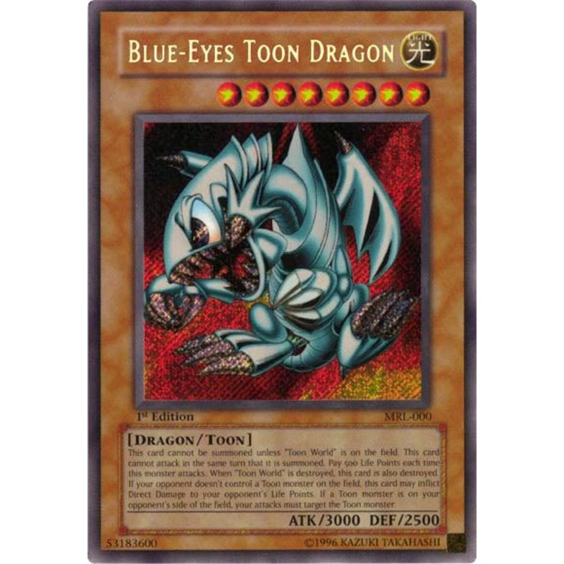 Blue-Eyes Toon Dragon (Mod Play) (Unlimited Edition)- Magic Ruler – MRL-000