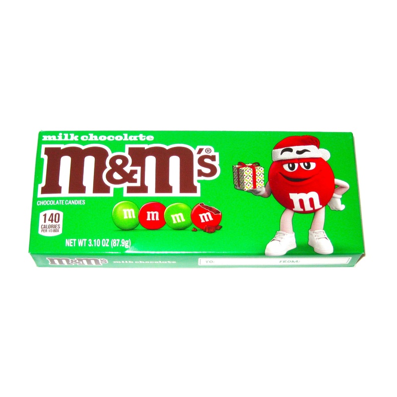 Christmas M & M Milk Chocolate 3.1oz box