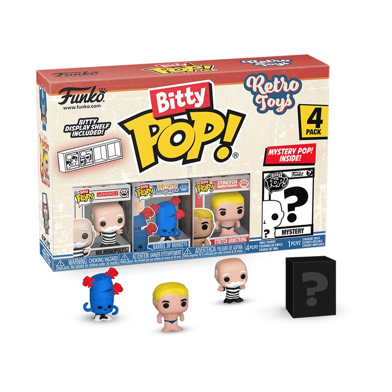 Funko Bitty Pop! Retro Toys: Mr. Monopoly 4pk