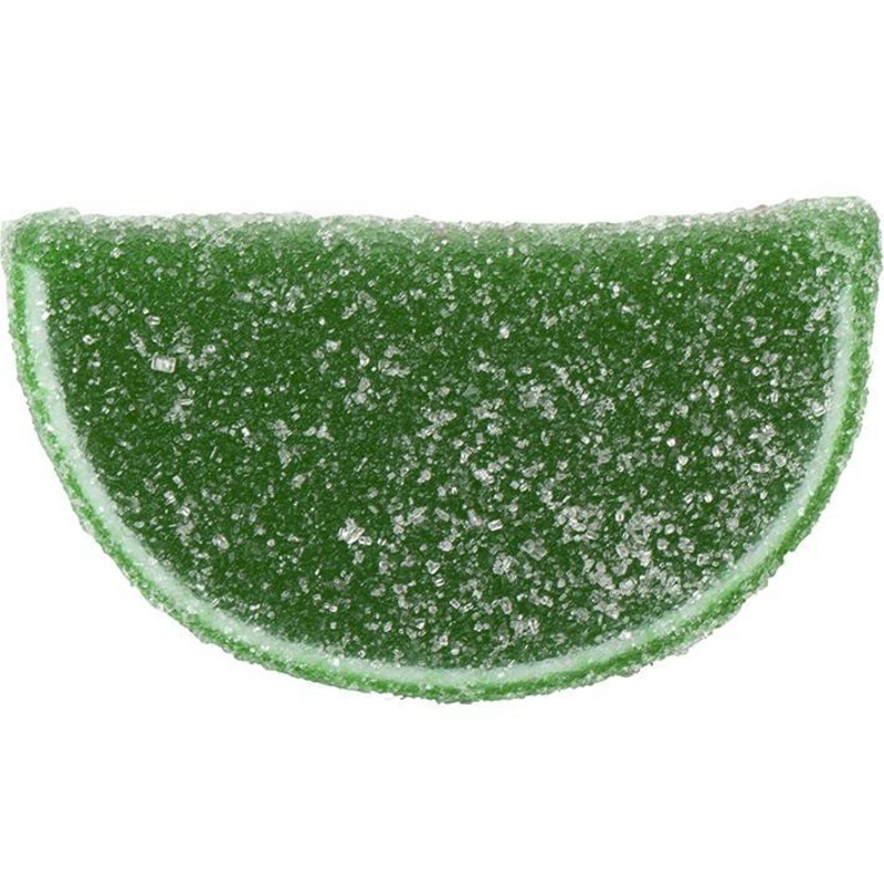 Jelly Fruit Slices  Lime