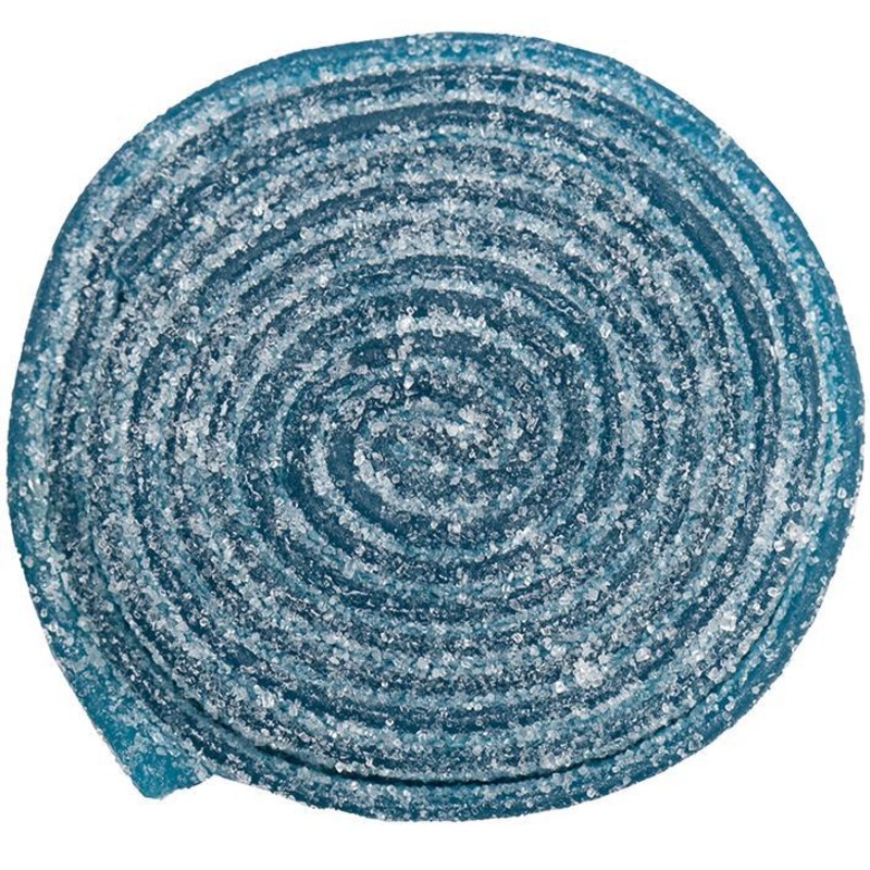 Sour Rolled Belts  Blue Raspberry