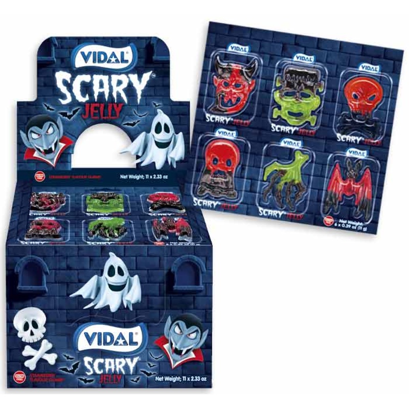 Halloween – Vidal Monster Gummi 6-Pack X 11 Units