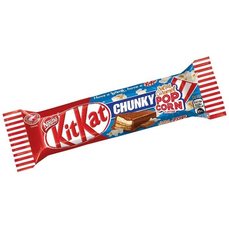 Kit Kat Chunky  Salted Caramel Popcorn  European