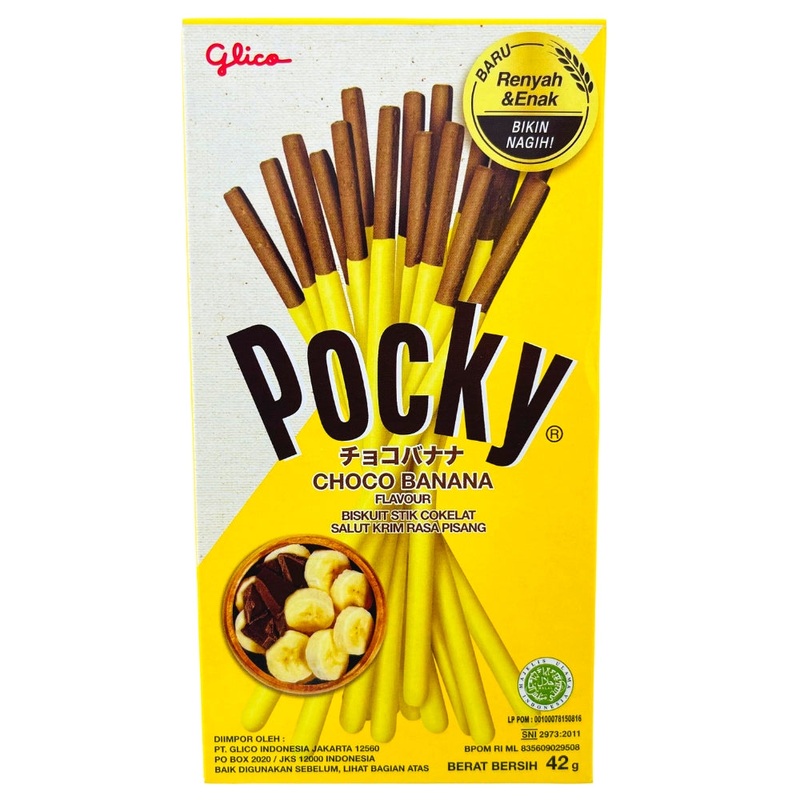 Pocky SticksChoco Banana – 45g (Indonesia)