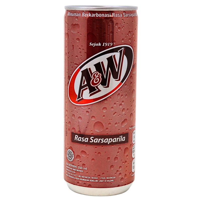 A&W Rasa Sarsparila – 250mL