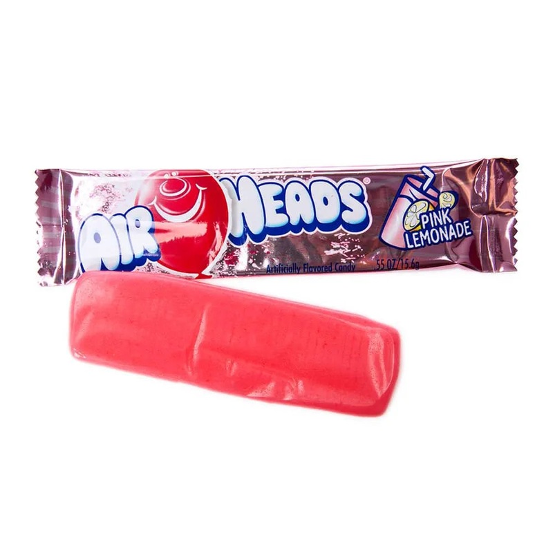 AirHeads Taffy Candy Bars – Pink Lemonade: 36-Piece Box