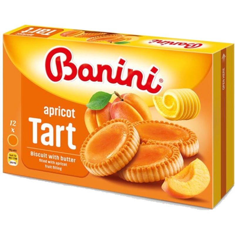 Banini Apricot Tart, 210g