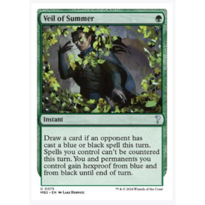 Veil of Summer (White Border) – Mystery Booster 2 – #0075