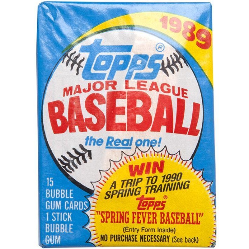 1989 Topps Major League Baseball Trading Cards