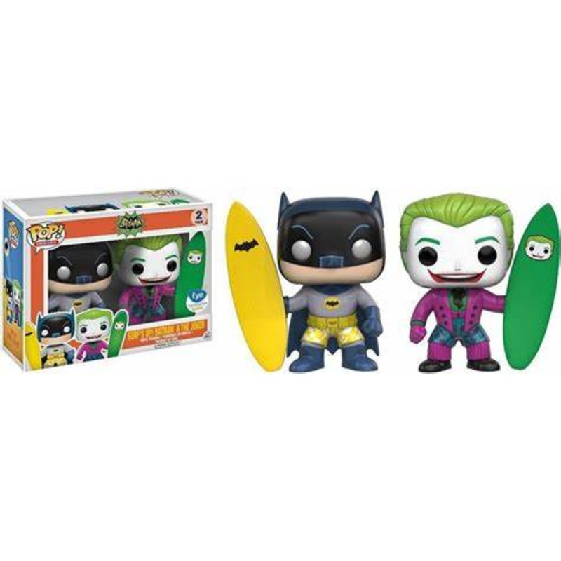 (DAMAGED BOX)  Funko Pop Surf’s Up! Batman & Joker 2 pack
