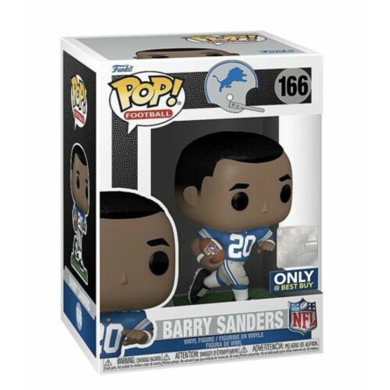 Funko Pop Football: Detroit Lions – Barry Sanders #166 (Best Buy Exclusive)