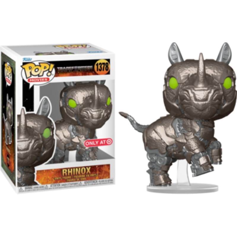 Funko Pop! Movies: Transformers: Rise of the Beasts – Rhinox #1378 (Target Exclusive)