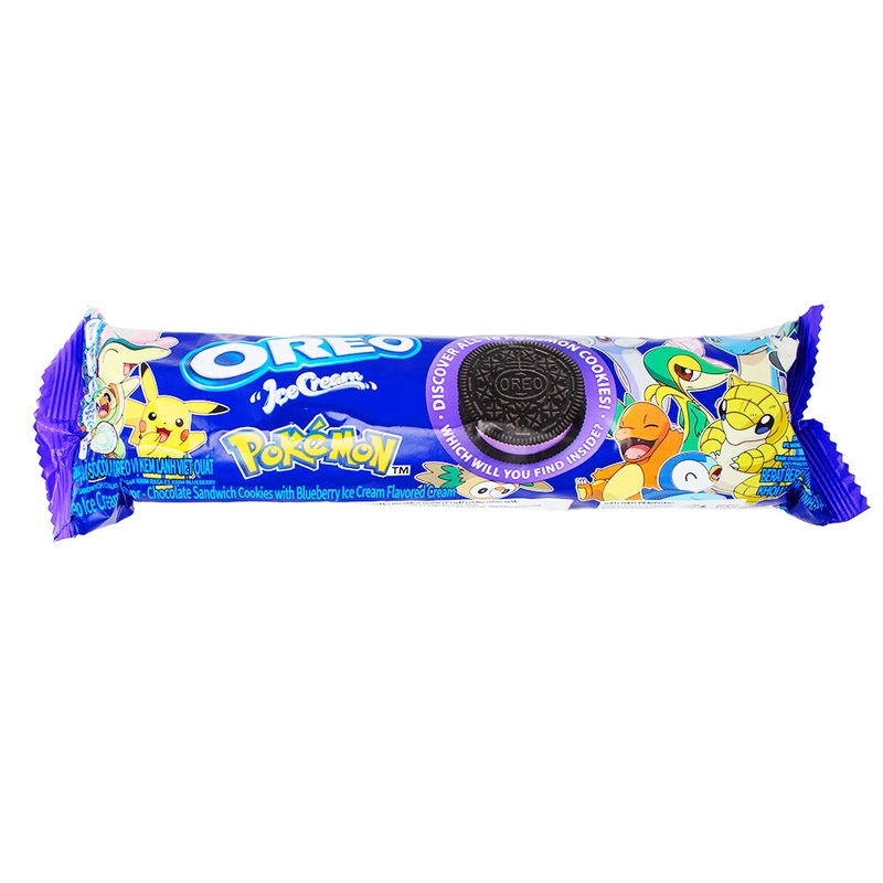 Oreo Pokemon Blueberry Ice Cream Cookies – 119.6g