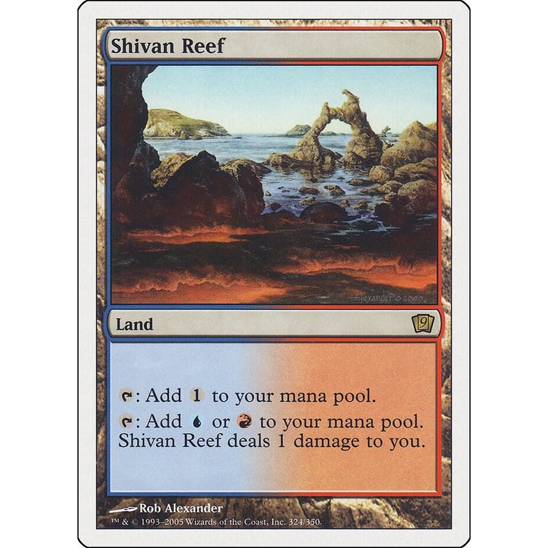 Shivan Reef (Foil) – 9th Edition #324/350