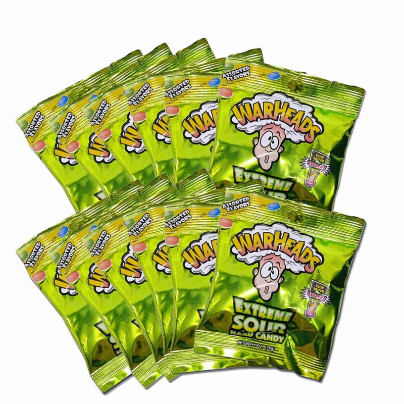 Warheads Extreme Sour Hard Candy 12 Count
